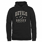 Men's New Jersey Devils Black Camo Stack Pullover Hoodie,baseball caps,new era cap wholesale,wholesale hats